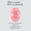 Oval Cut 6.01 Ct IGI Certified Fancy Vivid Pink Diamond – Finora Jewelry