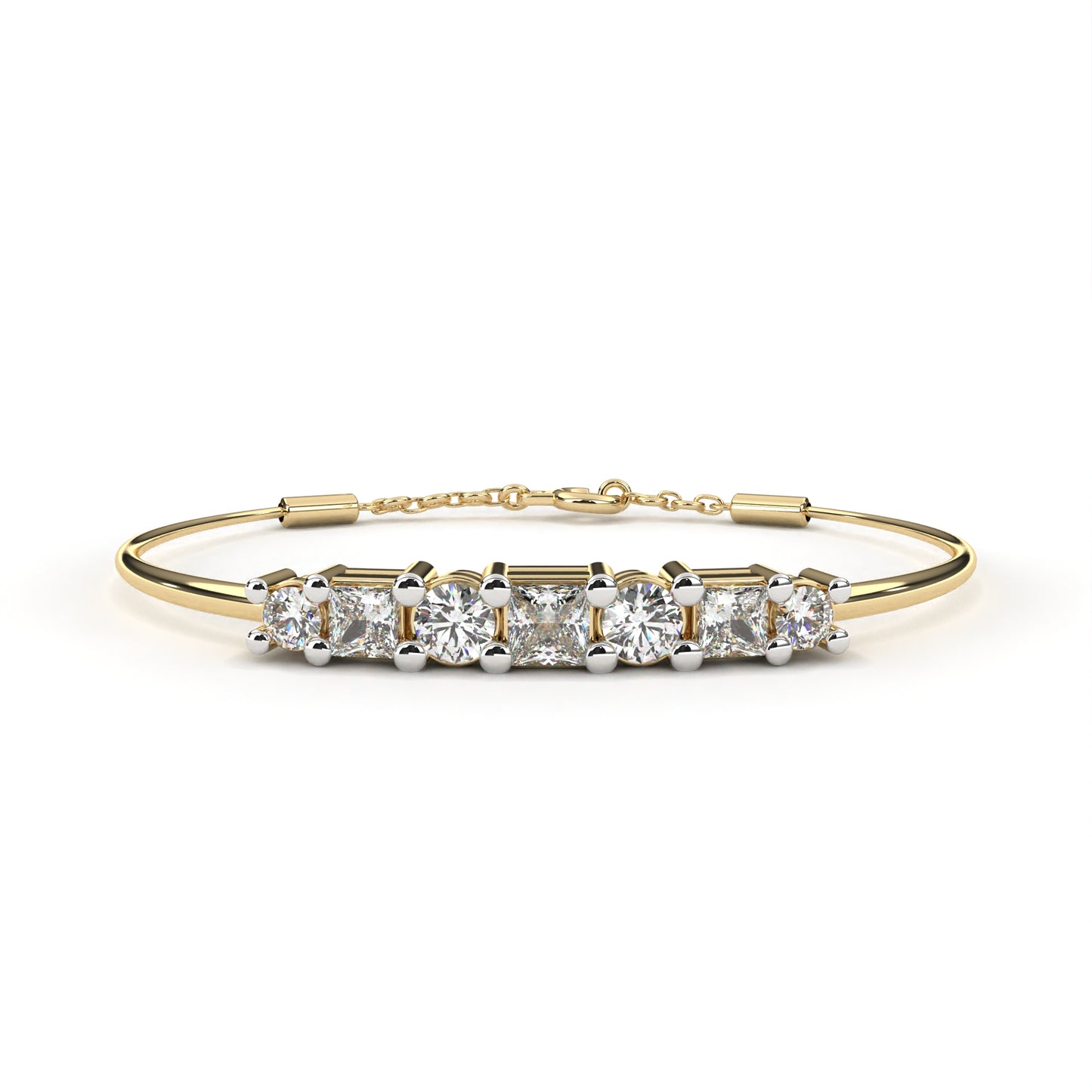 astra mixed-cut diamond bolo bracelet – finora jewelry