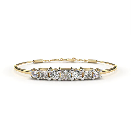 Astra Mixed-Cut Diamond Bolo Bracelet – Finora Jewelry