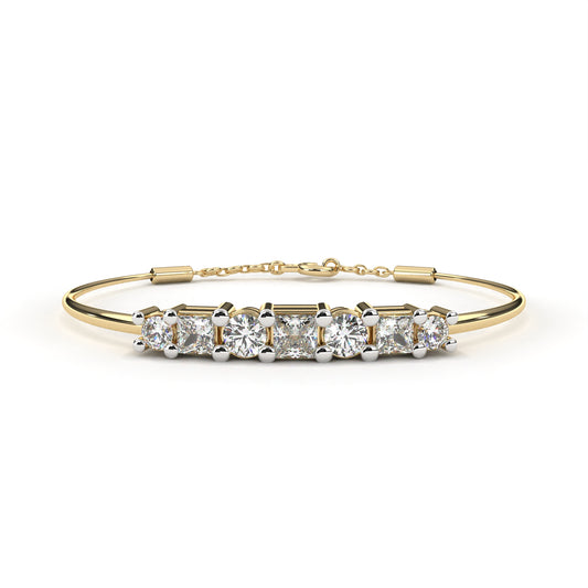 Astra Mixed-Cut Diamond Bolo Bracelet – Finora Jewelry