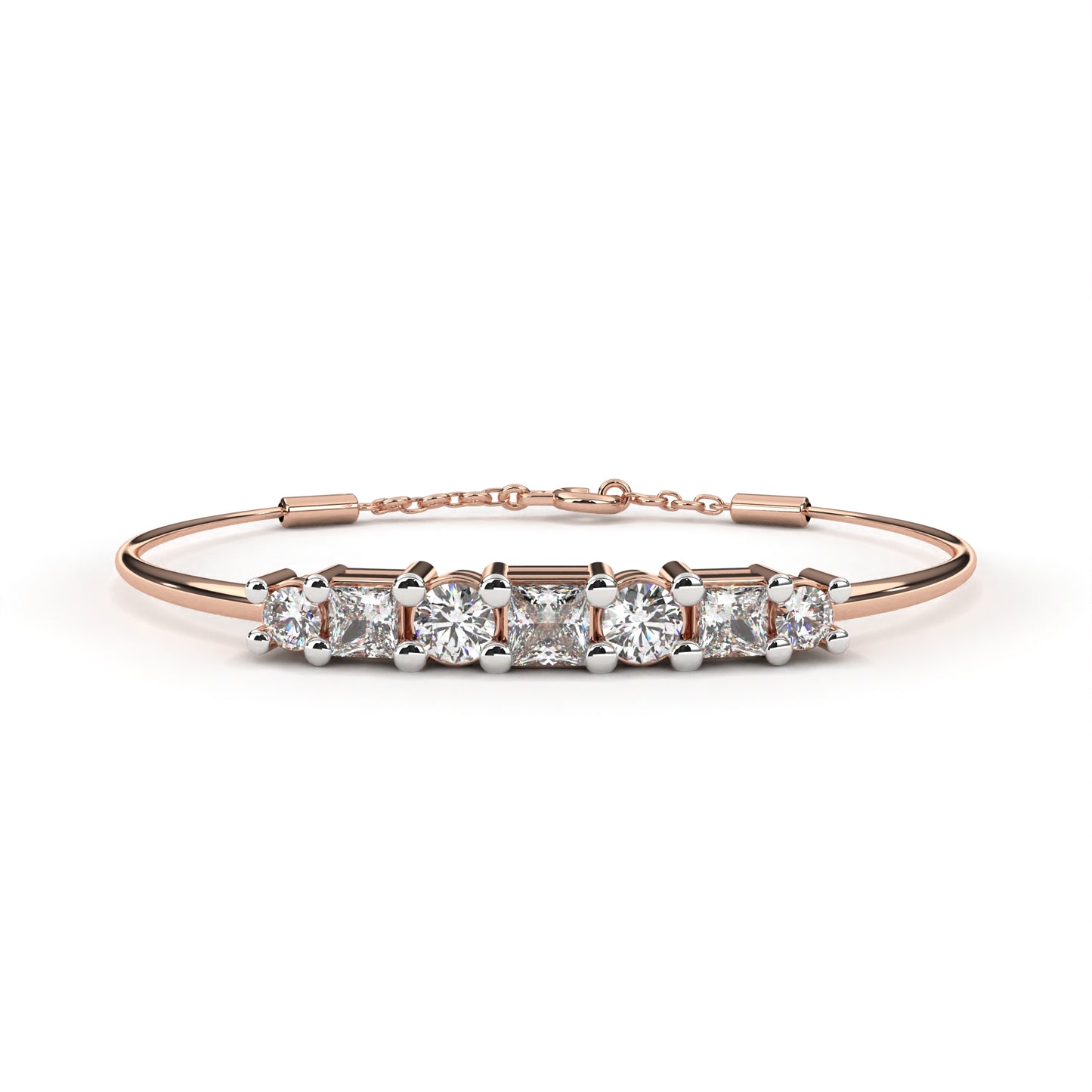 astra mixed-cut diamond bolo bracelet – finora jewelry