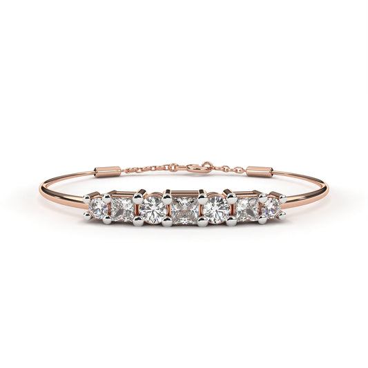 Astra Mixed-Cut Diamond Bolo Bracelet – Finora Jewelry