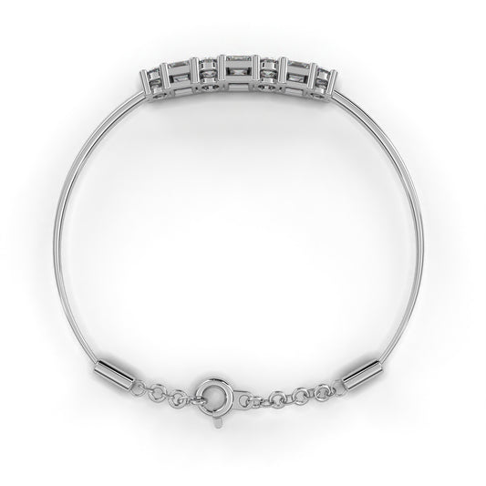 Astra Mixed-Cut Diamond Bolo Bracelet – Finora Jewelry