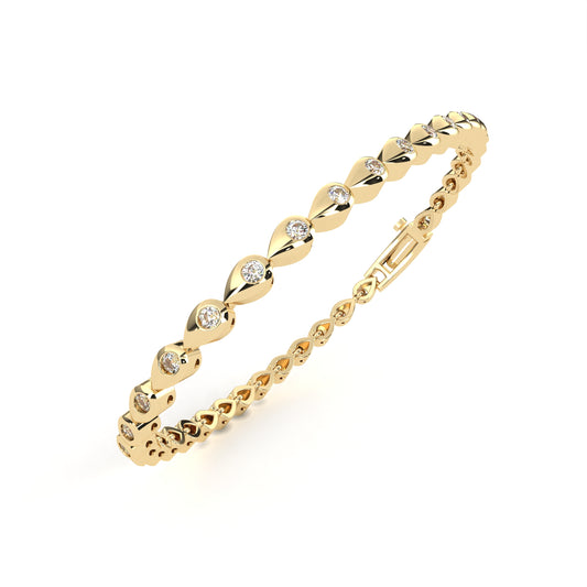 Seria Petite Diamond Bangle Bracelet – Finora Jewelry