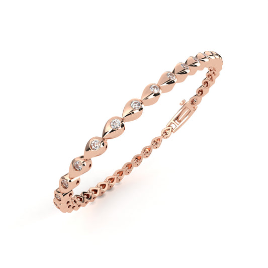 Seria Petite Diamond Bangle Bracelet – Finora Jewelry
