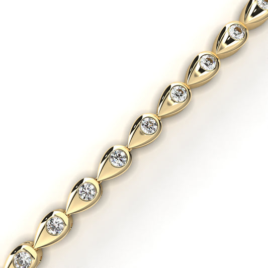 Seria Petite Diamond Bangle Bracelet – Finora Jewelry