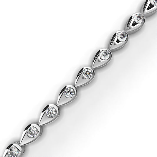 Seria Petite Diamond Bangle Bracelet – Finora Jewelry