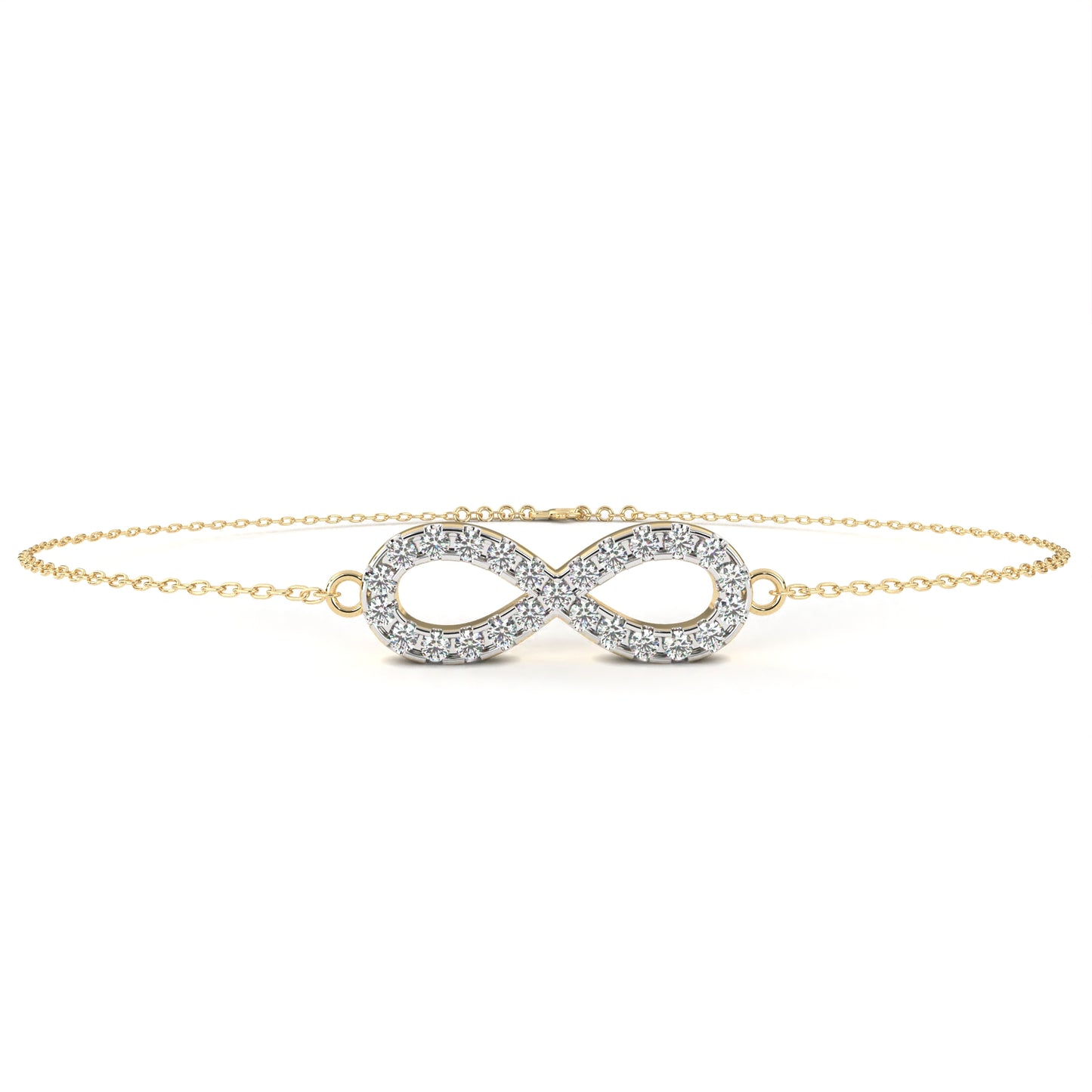 avela petite infinity diamond bracelet – finora jewelry