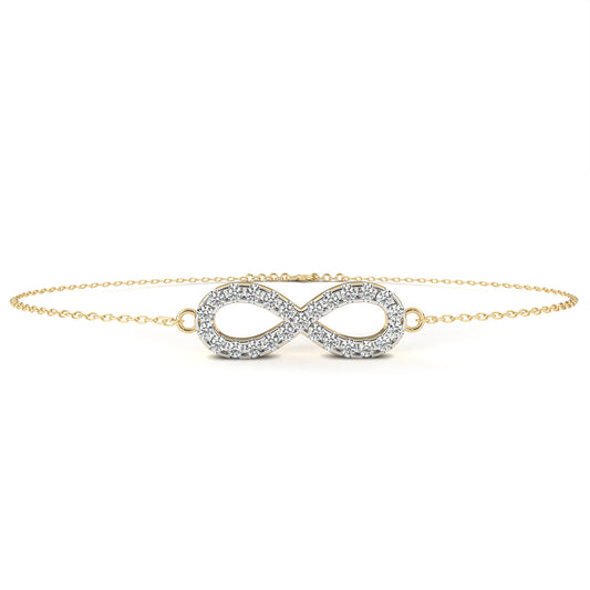 Avela Petite Infinity Diamond Bracelet – Finora Jewelry