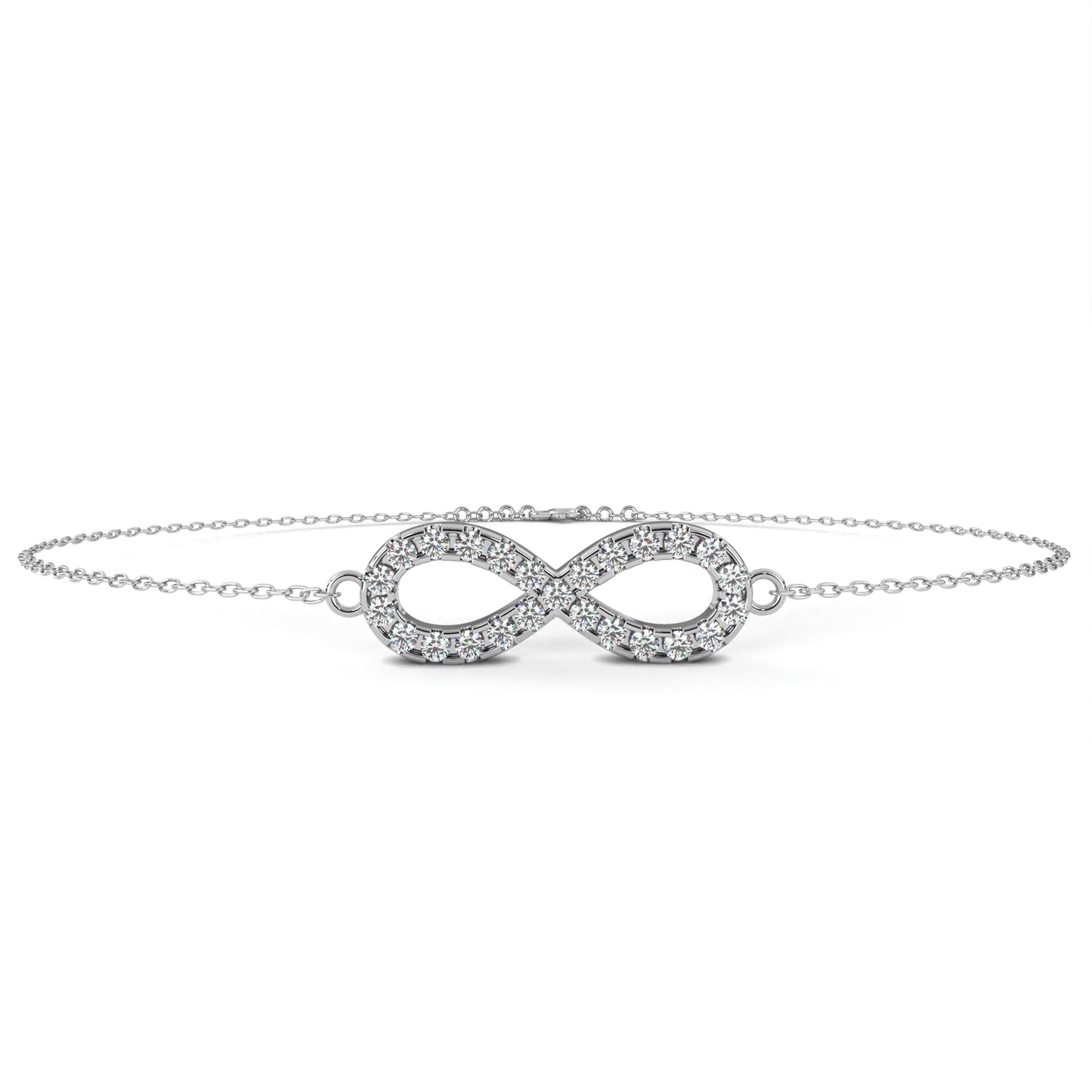 avela petite infinity diamond bracelet – finora jewelry