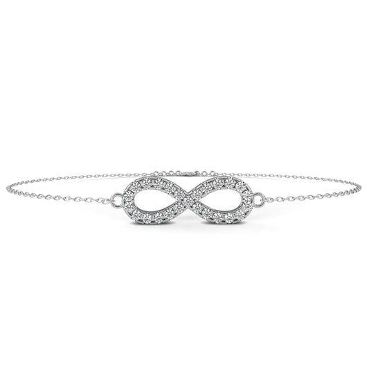 Avela Petite Infinity Diamond Bracelet – Finora Jewelry
