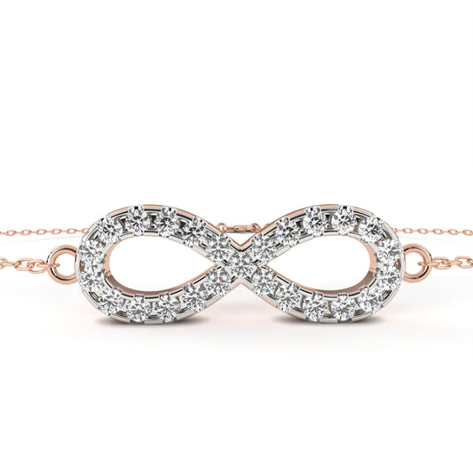 Avela Petite Infinity Diamond Bracelet – Finora Jewelry