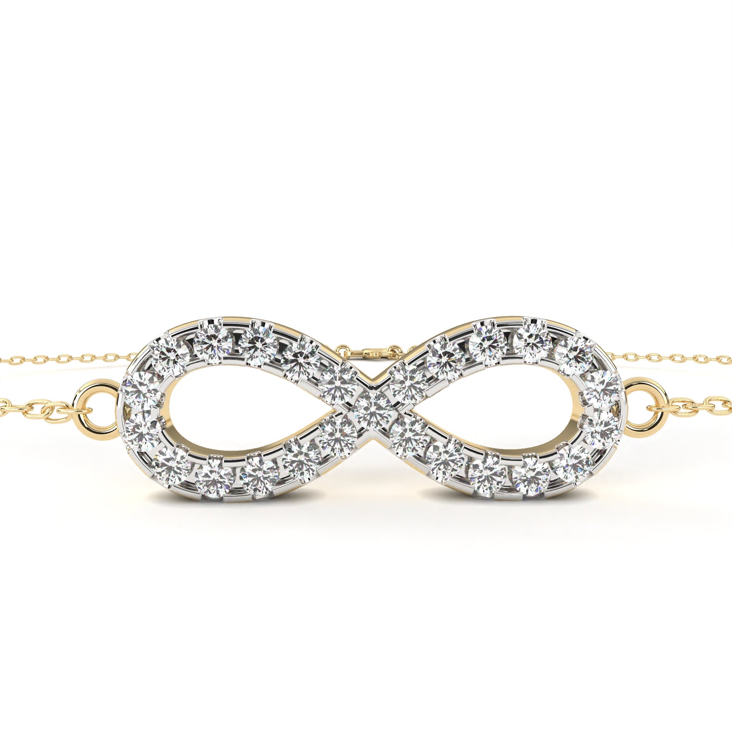avela petite infinity diamond bracelet – finora jewelry