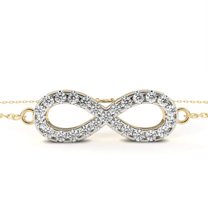 Avela Petite Infinity Diamond Bracelet – Finora Jewelry