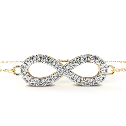 Avela Petite Infinity Diamond Bracelet – Finora Jewelry
