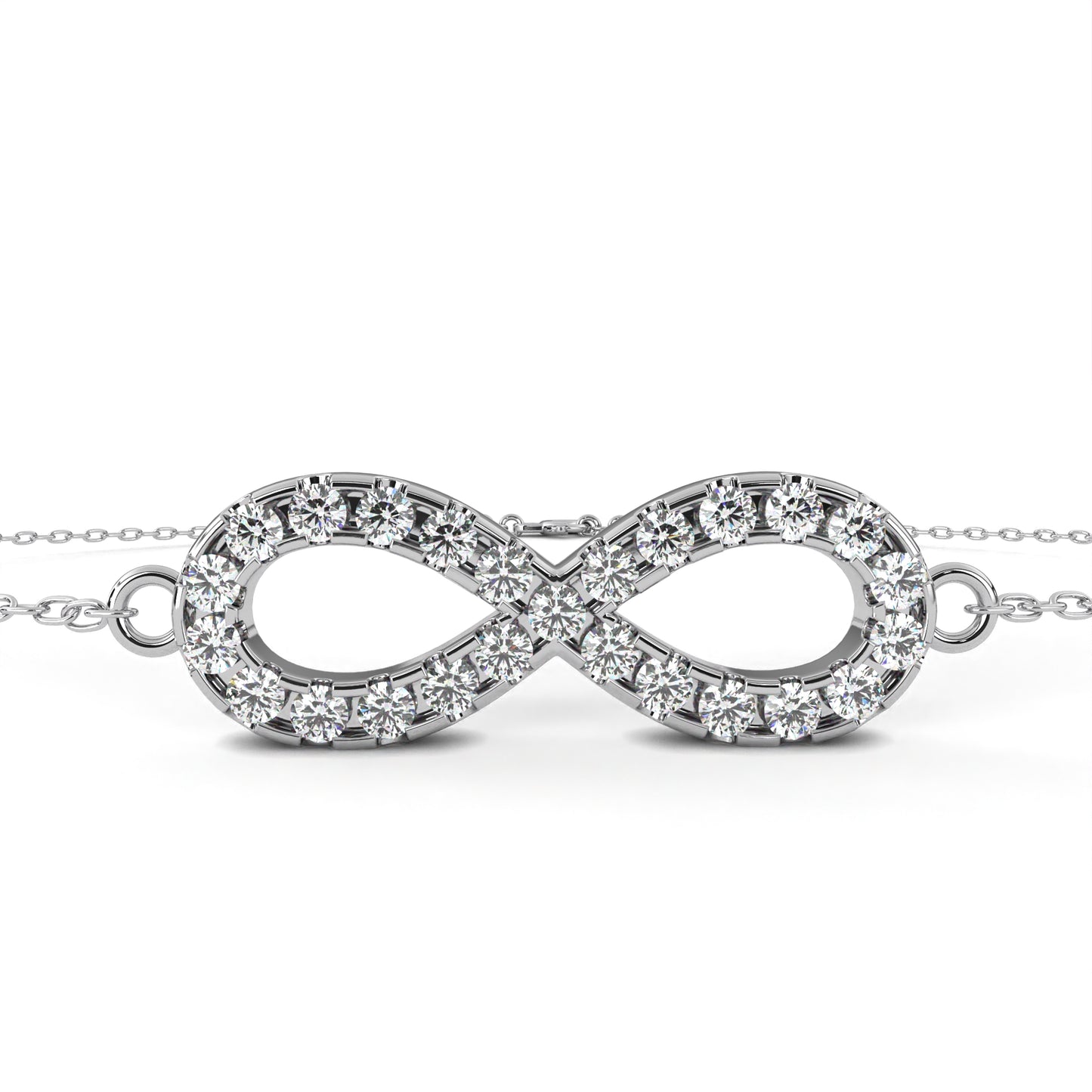 avela petite infinity diamond bracelet – finora jewelry