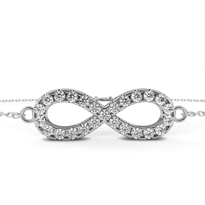 Avela Petite Infinity Diamond Bracelet – Finora Jewelry