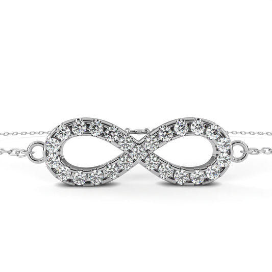 Avela Petite Infinity Diamond Bracelet – Finora Jewelry