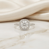 Cushion Cut Halo Ring – Perfect for Engagements or Milestone Anniversaries