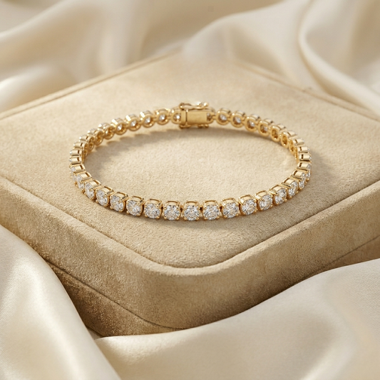 Celestia Classic Diamond Tennis Bracelet – Finora Jewelry