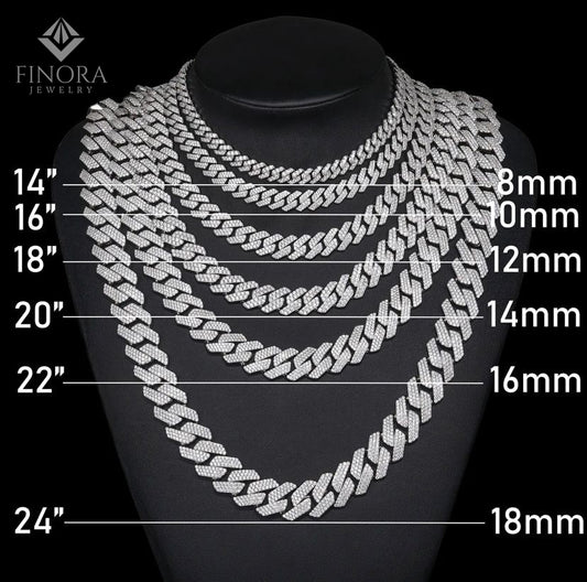 14 MM Iced Cuban Link Chain – Finora Signature Edition