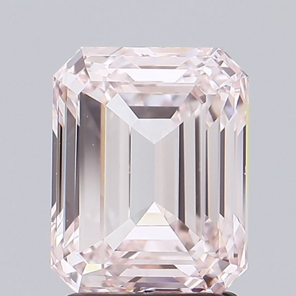 Emerald Cut 2.70 Ct IGI Certified Fancy Light Pink Diamond – Finora Jewelry