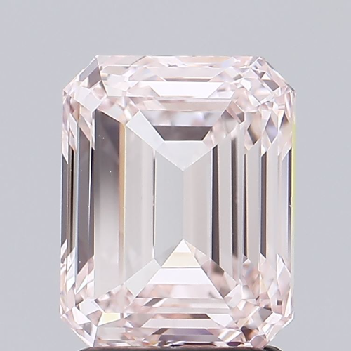 Emerald Cut 2.70 Ct IGI Certified Fancy Light Pink Diamond – Finora Jewelry