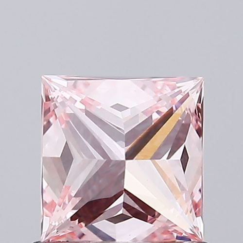 Princess Cut 0.90 Ct IGI Certified Fancy Vivid Pink Diamond – Finora Jewelry