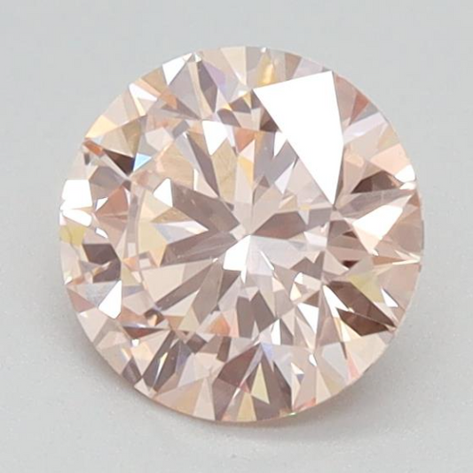 Round 0.73 Ct International Gemological Institute Certified Fancy Intense Pink Diamond – Finora Jewelry