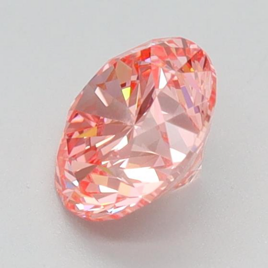 Round 0.78 Ct IGI Certified Fancy Vivid Pink Diamond – Finora Jewelry