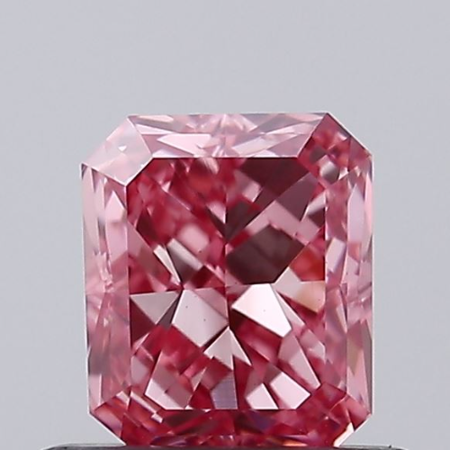 Radiant Cut 0.58 Ct IGI Certified Fancy Vivid Pink Diamond – Finora Jewelry