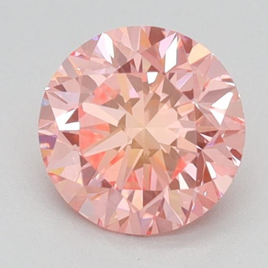 Round 0.78 Ct IGI Certified Fancy Vivid Pink Diamond – Finora Jewelry