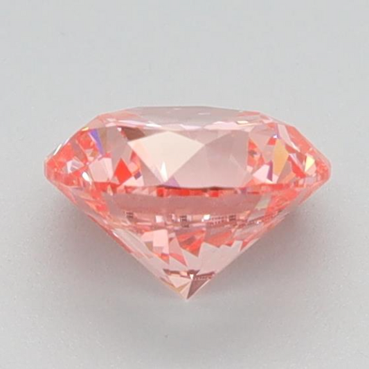 Round 0.78 Ct IGI Certified Fancy Vivid Pink Diamond – Finora Jewelry