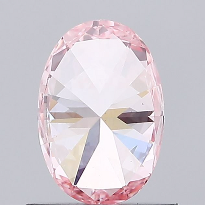 Oval Cut 0.70 Ct IGI Certified Fancy Vivid Pink Diamond – Finora Jewelry