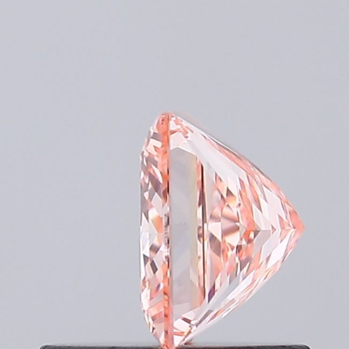Princess Cut 0.82ct IGI Certified Fancy Intense Orangy Pink Diamond – Finora Jewelry