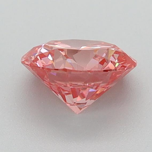 round 0.70 ct international gemological institute certified fancy vivid pink diamond – finora jewelry