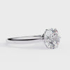 Round Brilliant Cut Moissanite Solitaire Engagement Ring – Classic Ring in 925 Silver, 10K & 14K White, Yellow, Rose Gold, or Platinum | Finora Jewelry