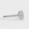 Oval Cut Moissanite Solitaire Ring – Classic Engagement Ring for Her – 925 Silver / 10K, 14K, 18K Gold / Platinum | Finora Jewelry