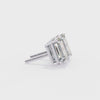 Timeless Radiance Emerald Moissanite Stud Earrings – Finora Jewelry