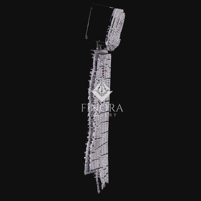 Finora Jewelry: Custom Mississippi '662' Diamond Pendant – Fully Iced State Map Design