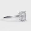 Emerald Cut Moissanite Solitaire Engagement Ring – Modern Classic for Her – 925 Silver / 10K & 14K Gold / Rose, Yellow, White Gold / Platinum | Finora Jewelry