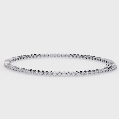 Lumière Petite Diamond Tennis Bracelet – Finora Jewelry