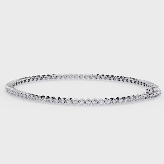 Lumière Petite Diamond Tennis Bracelet – Finora Jewelry