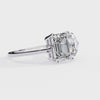 Emerald & Round Cut Toi et Moi Diamond Ring in Silver, Gold, or Platinum – Finora Jewelry