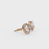 Finora Jewelry Classic Halo Moissanite Stud Earrings | Timeless Elegance
