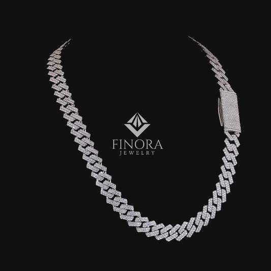 Iced Cuban Link Chain – Finora Signature Edition