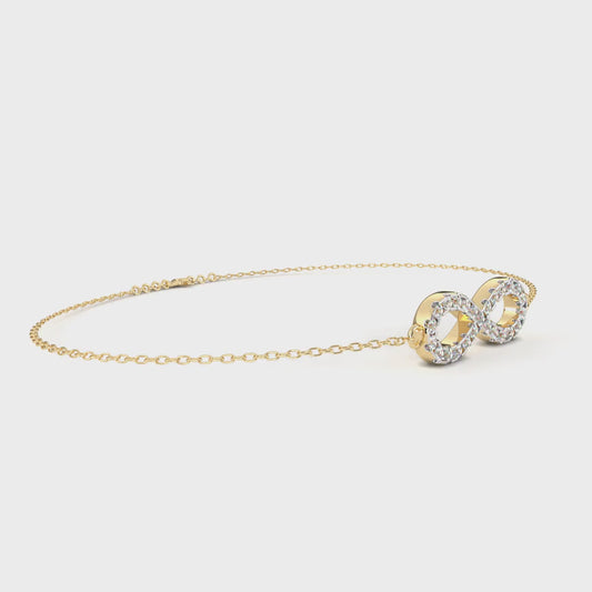 Avela Petite Infinity Diamond Bracelet – Finora Jewelry