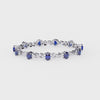 Celeste Sapphire & Moissanite Twist Bracelet – Finora Jewelry