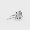 Timeless Radiance Princess Moissanite Stud Earrings – Finora Jewelry