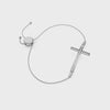 Liora Petite Cross Diamond Bracelet – Finora Jewelry
